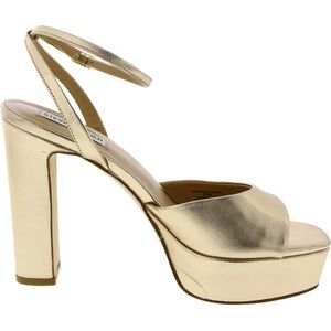 Steve Madden Metallic Gold Platform Sandals size 11